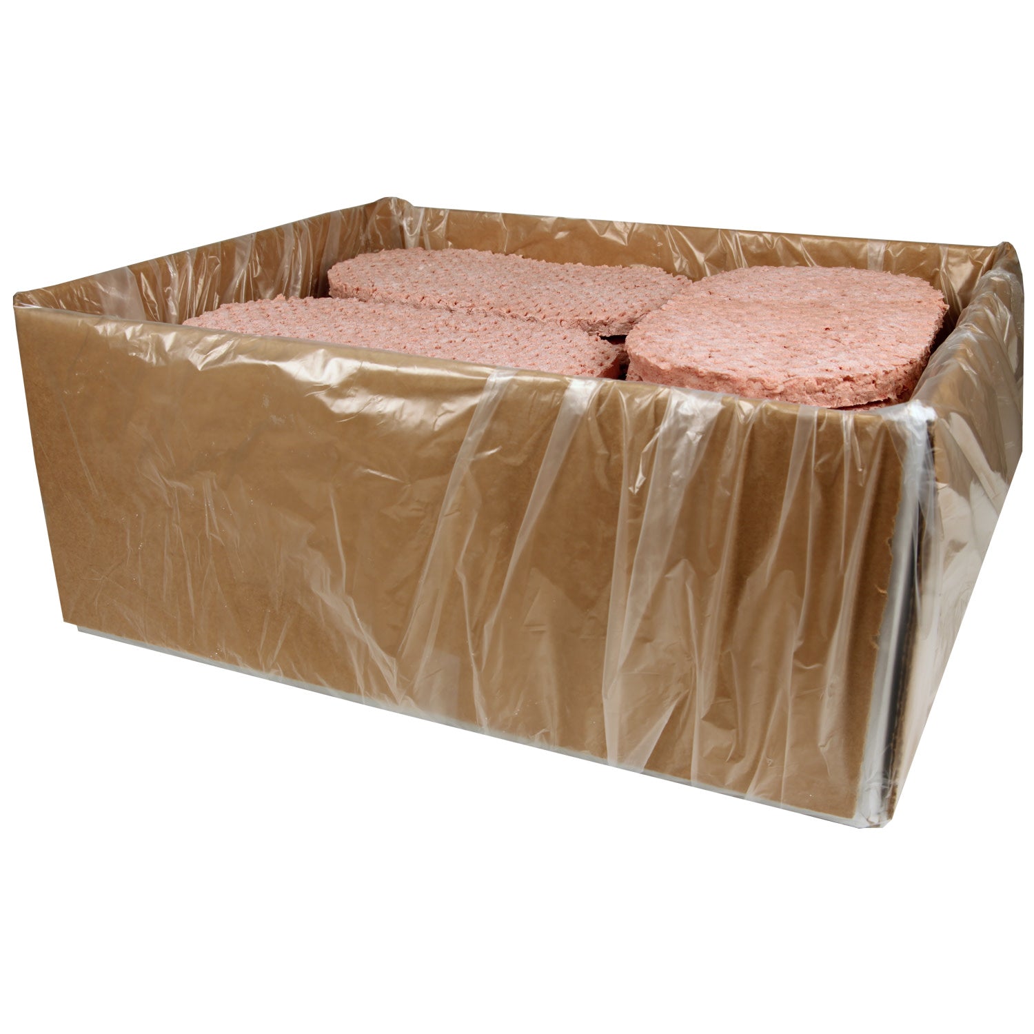 Beef And Soy Patties 6 Ounce Size - 53 Per Case.
