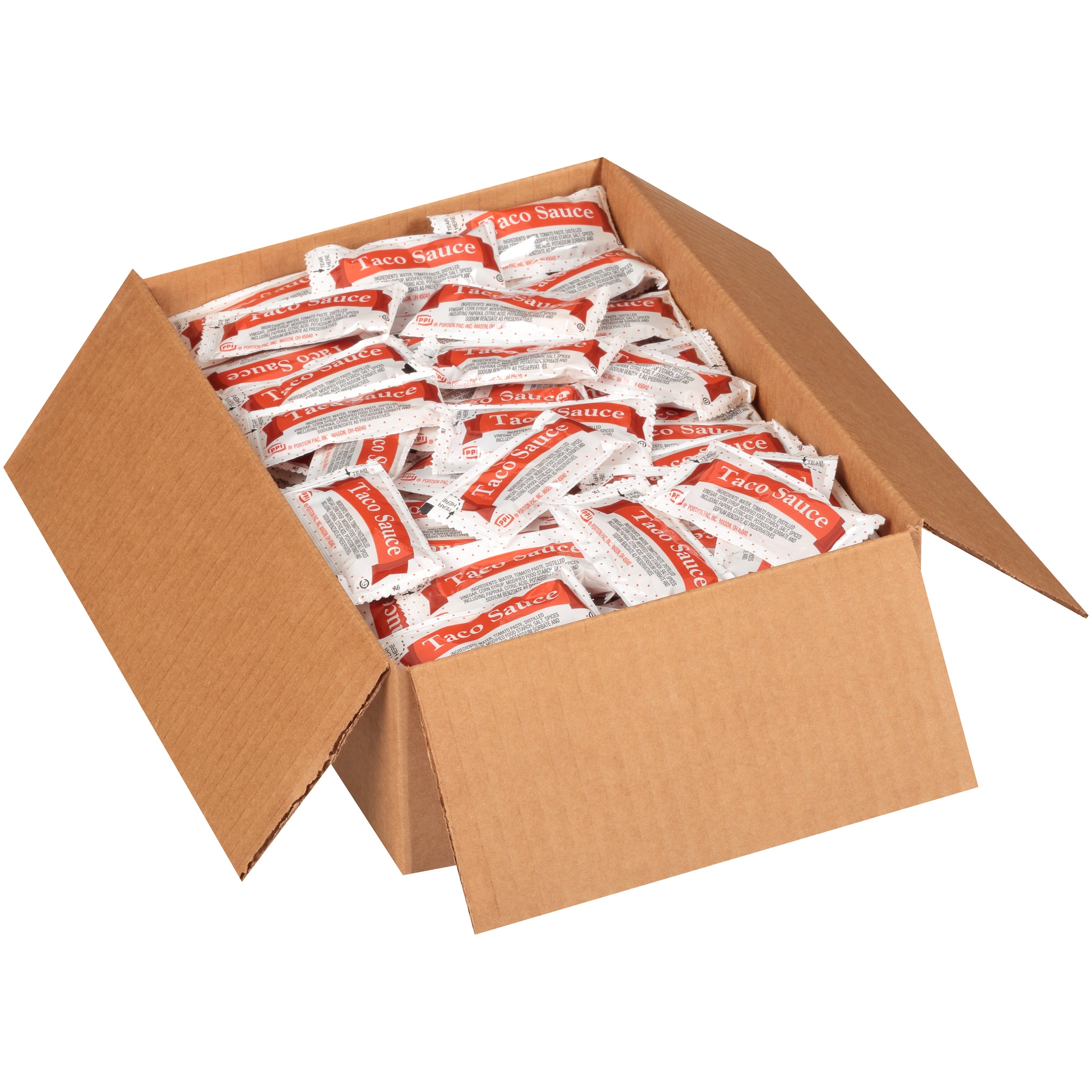 PPI Single Serve Taco Sauce 9 Gram Packets 200 Per Case