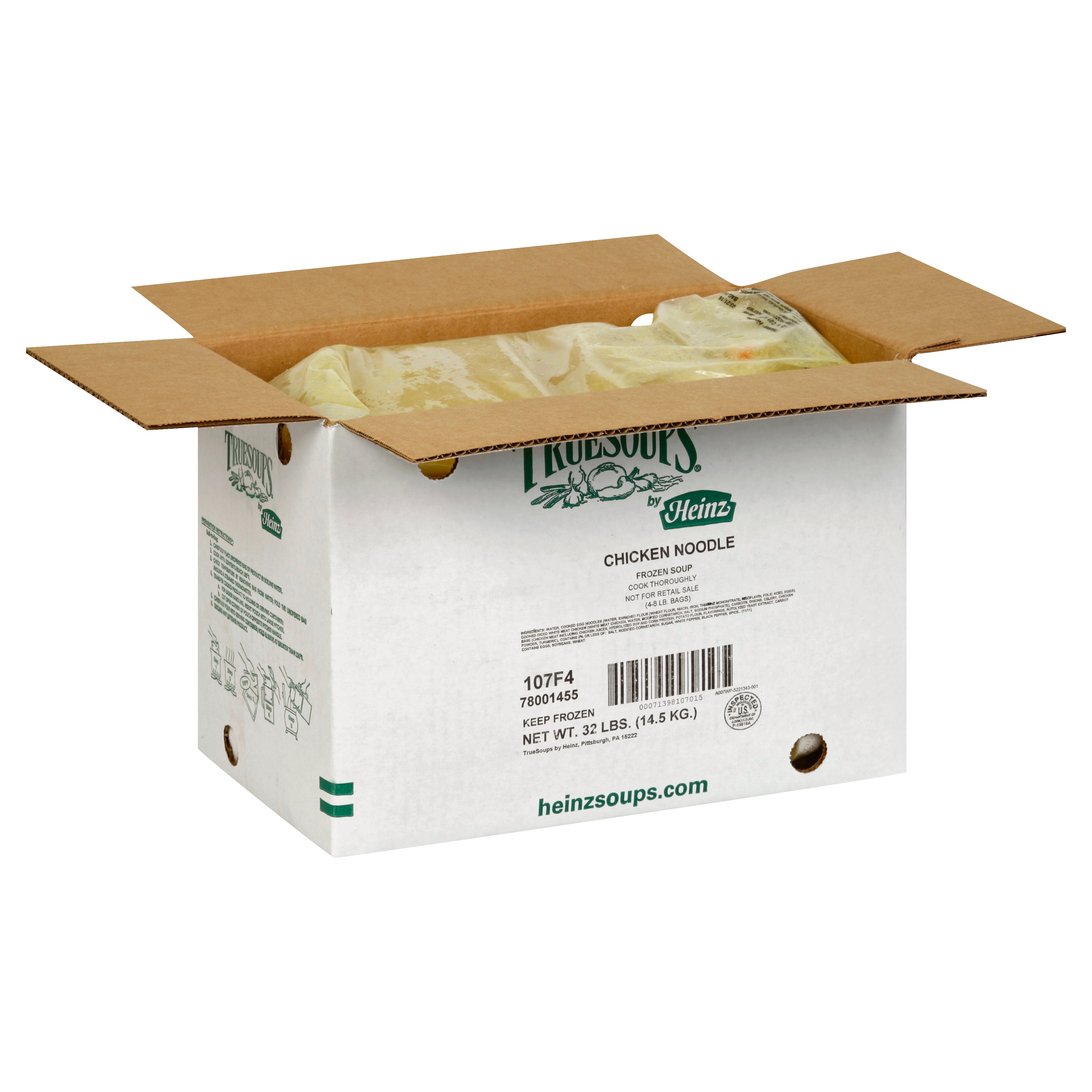 HEINZ TRUESOUPS Chicken Noodle Soup 8 lb. Bag 4 Per Case
