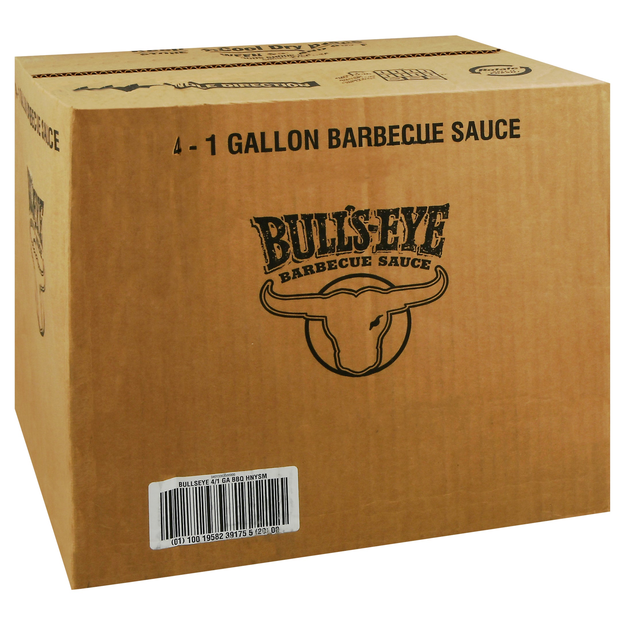 Bull's Eye Honey Smoked BBQ Sauce 1 gal. Jugs - 4 Per Case.