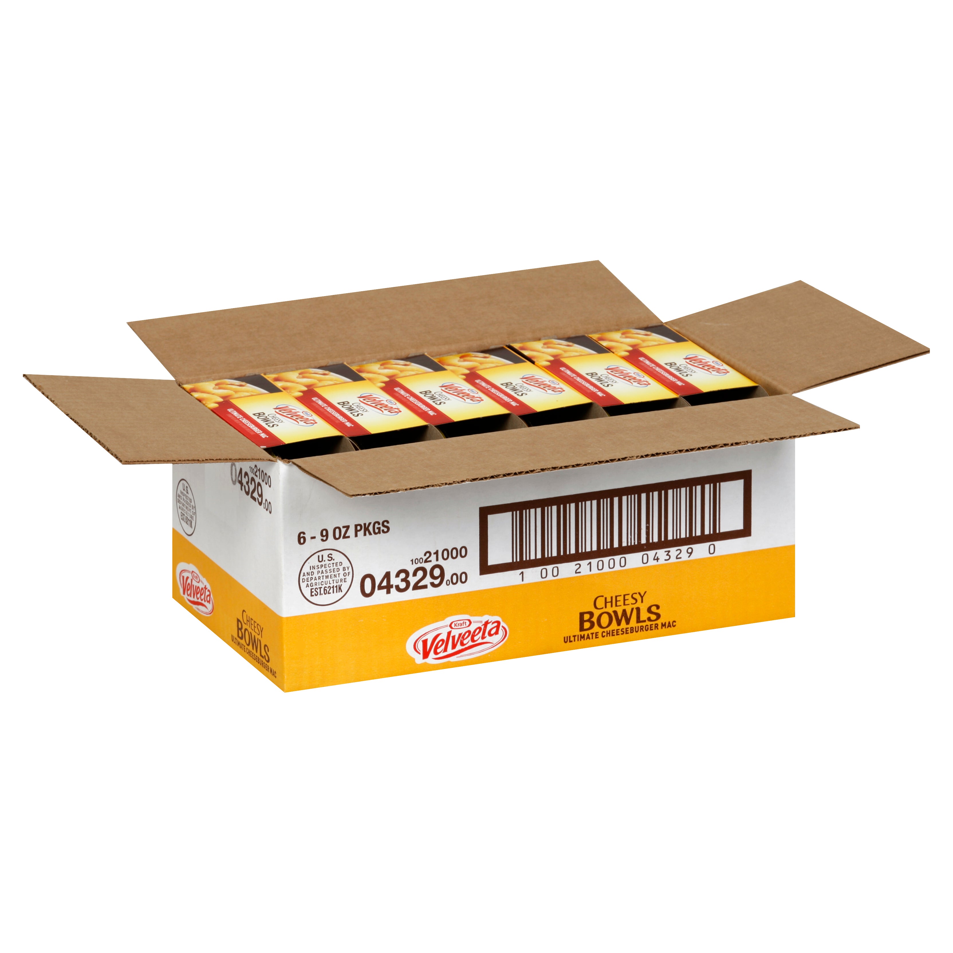 Velveeta Cheesy Skillets Dinner Ultimate Cheeseburger 9 Ounce Size - 6 Per Case.