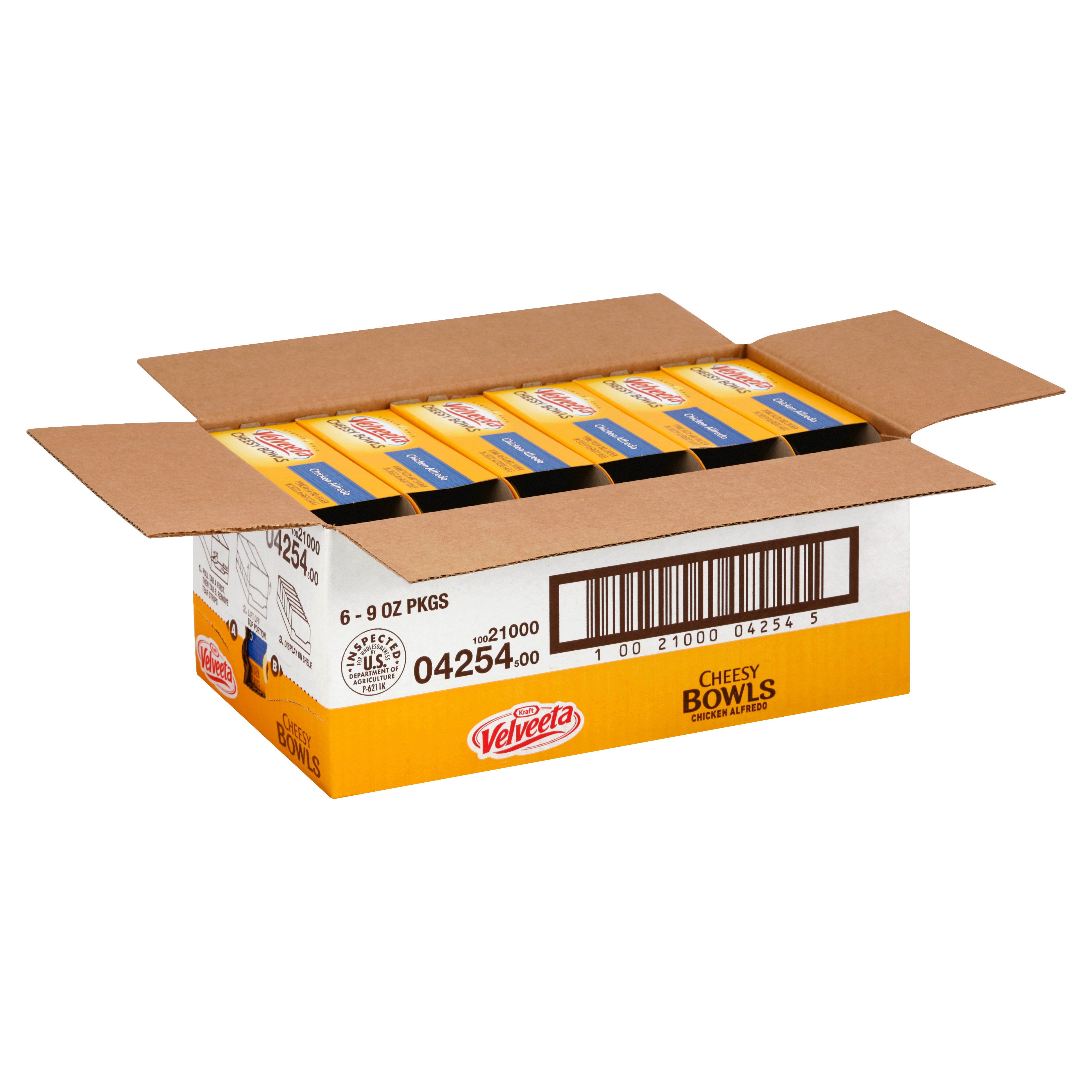 Velveeta Cheesy Skillets Dinner Chicken Alfredo 9 Ounce Size - 6 Per Case.