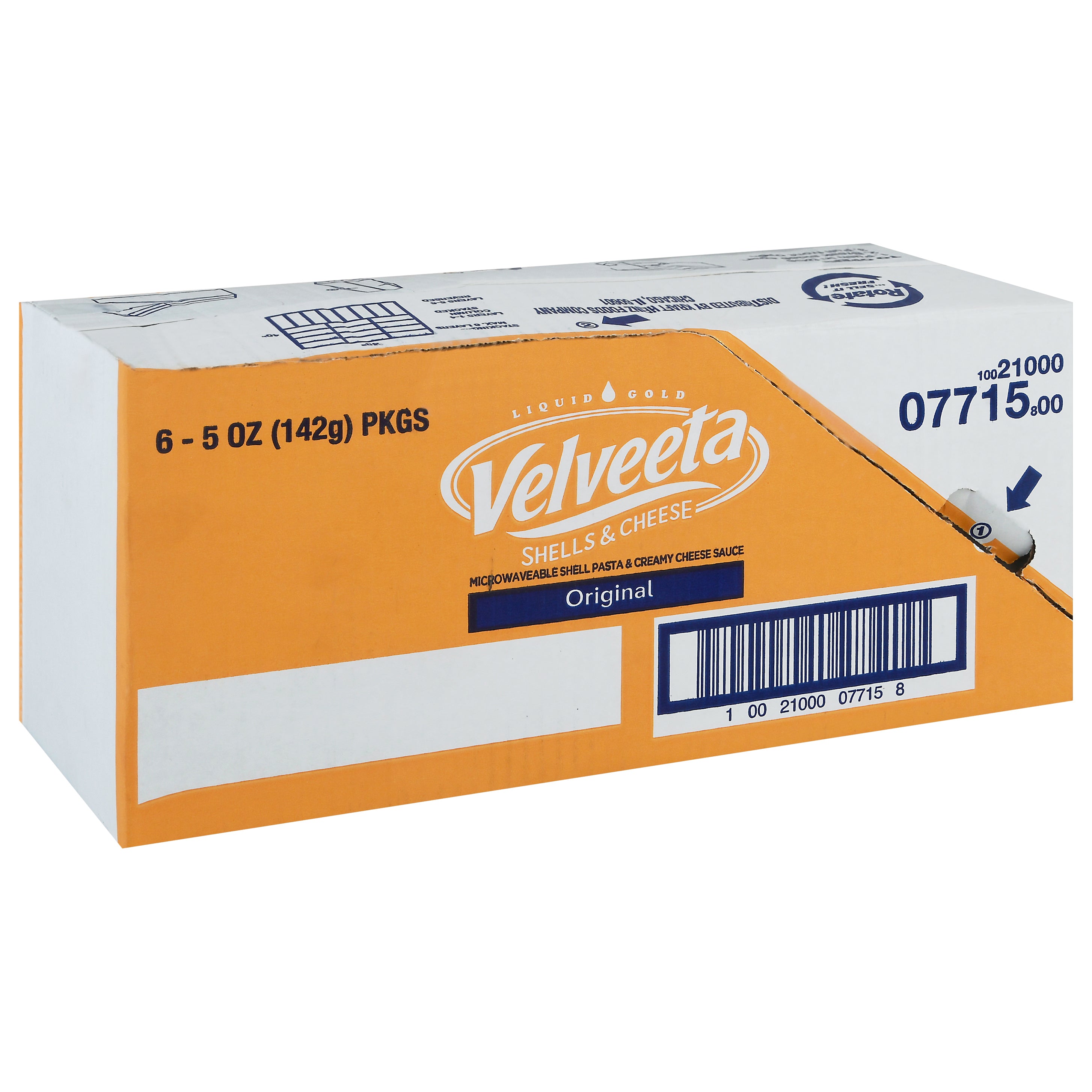 Velveeta Convenience Meal Original Macaroni &cheese Bowl, 5 Ounce Size - 6 Per Case.