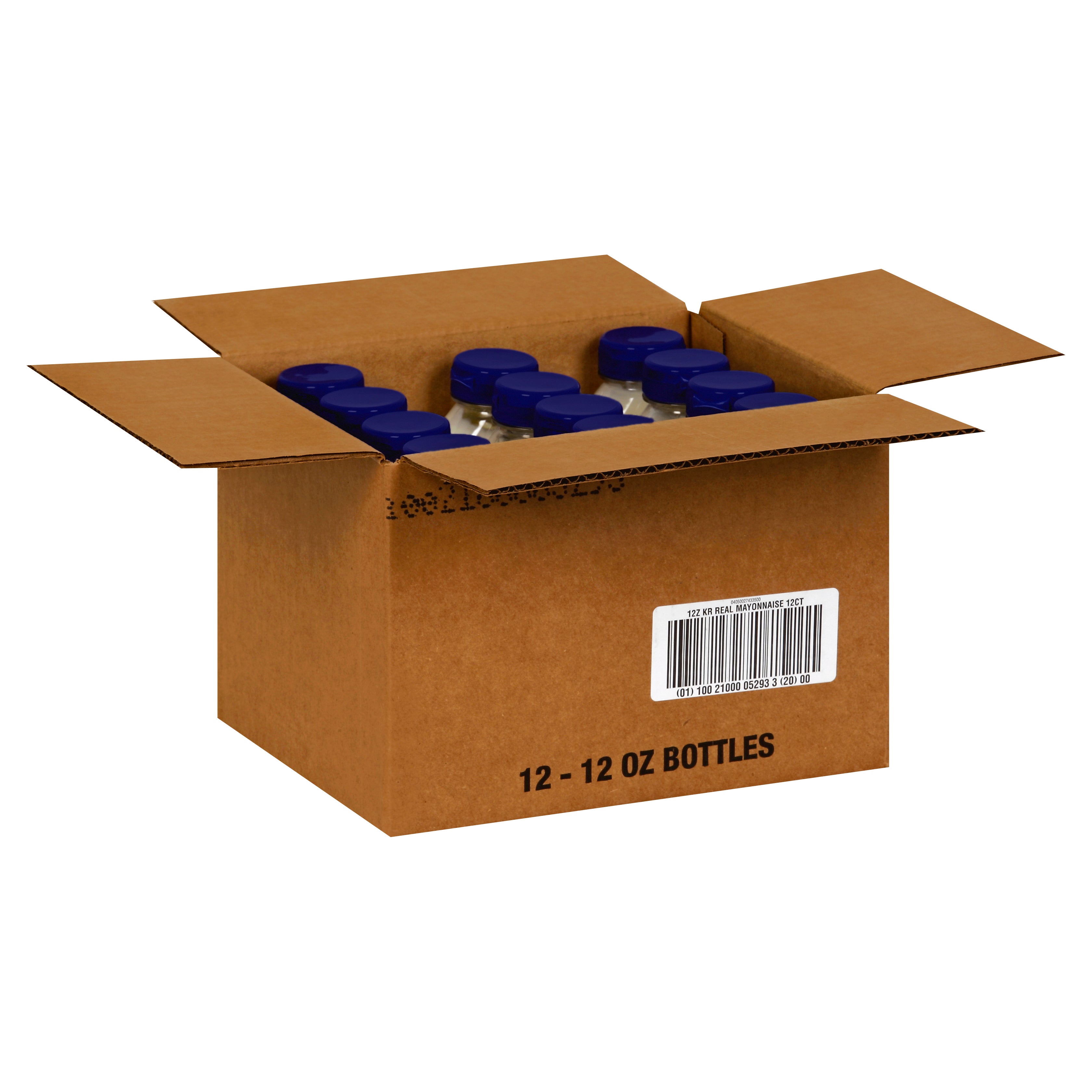 KRAFT Real Mayonnaise 12 Ounce Bottles 12
