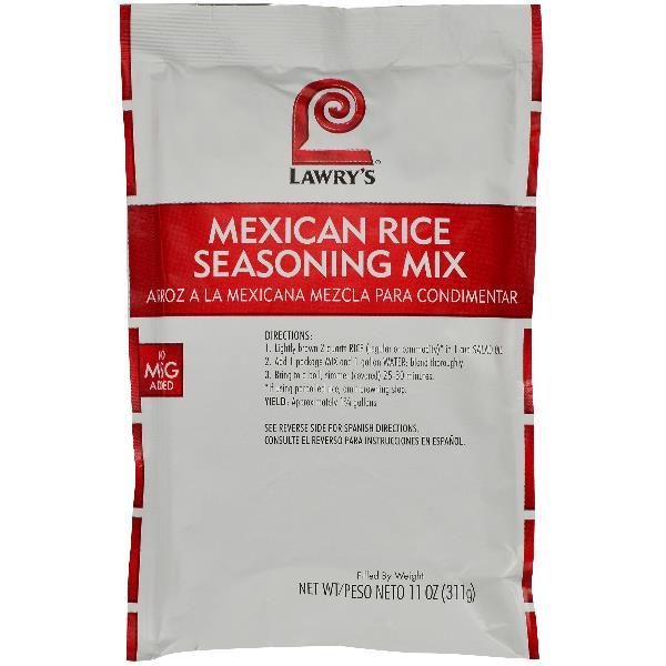 Lawry's Mexican Rice Seasoning Mix 11 Ounce Size - 6 Per Case.