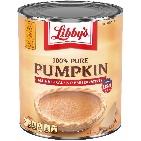 Libby's Pure Pumpkin Kg 6.62 Pound Each - 6 Per Case.