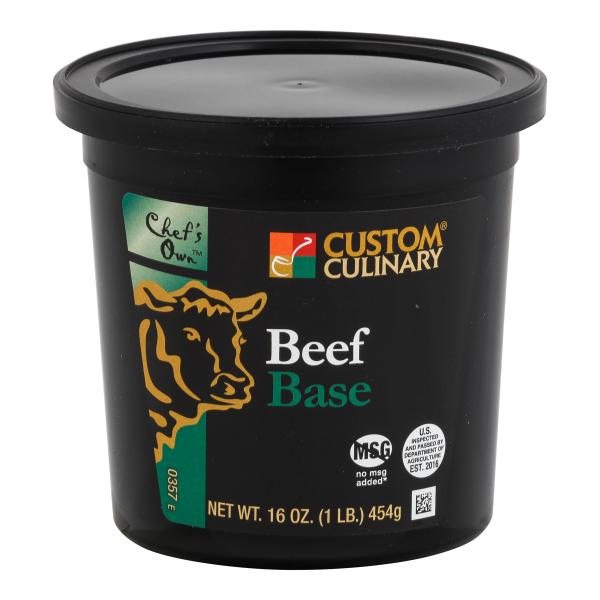 Base Beef No Msg Added Paste Shelf Stable 1 Pound Each - 12 Per Case.