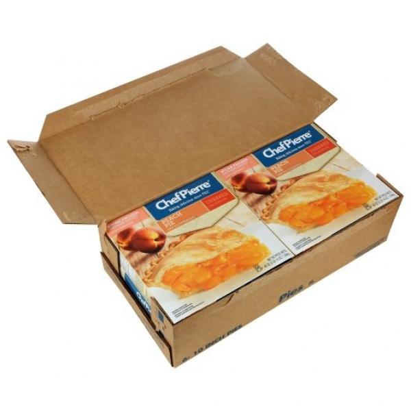 Chef Pierre Pie Peach Unbaked 10" 46 Ounce Size - 6 Per Case.