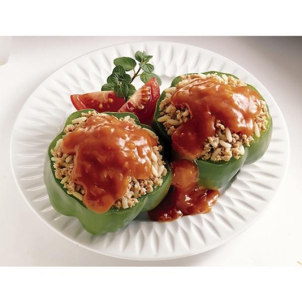Award Cuisine Stuffed Peppers W Sauce 83 Ounce Size - 4 Per Case.