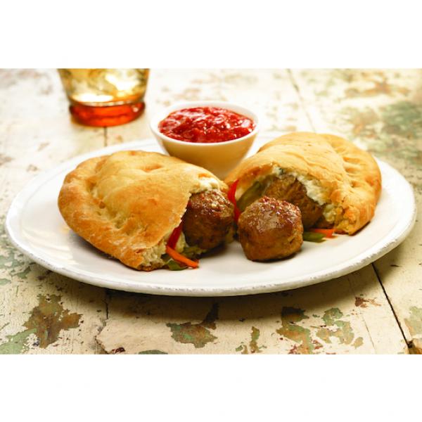 Bernardi Italian Style Chickenbeef Meatbll Bags 5 Pound Each - 2 Per Case.