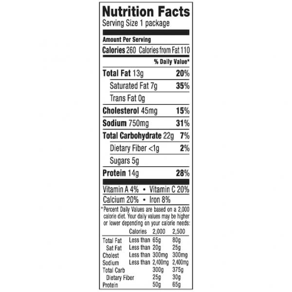 Lunchable Ham & Swiss Cheese, 3.2 Ounce Size - 16 Per Case.