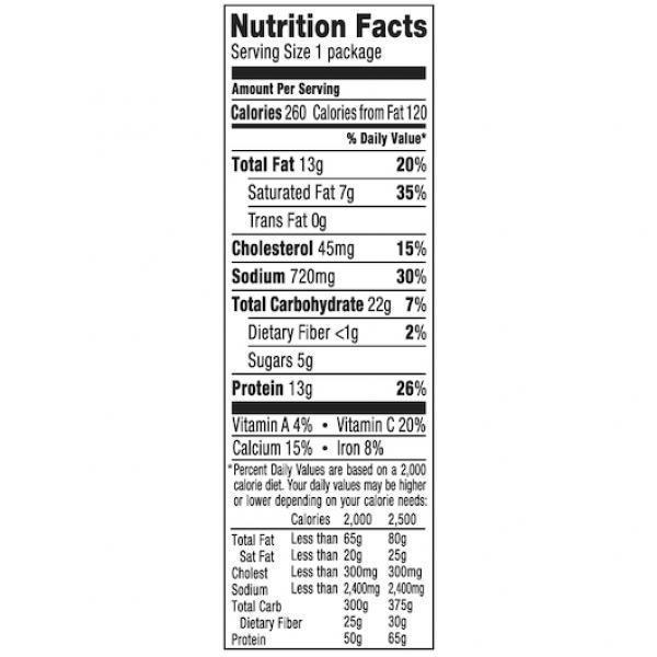 Lunchable Ham & Cheddar Cheese, 3.2 Ounce Size - 16 Per Case.