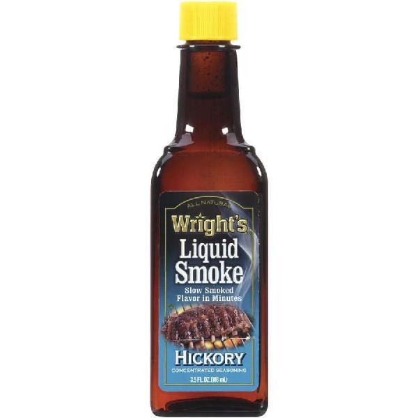 Wright's Hickory Seasoning Liquid Smoke 3.5 Fluid Ounce - 12 Per Case.
