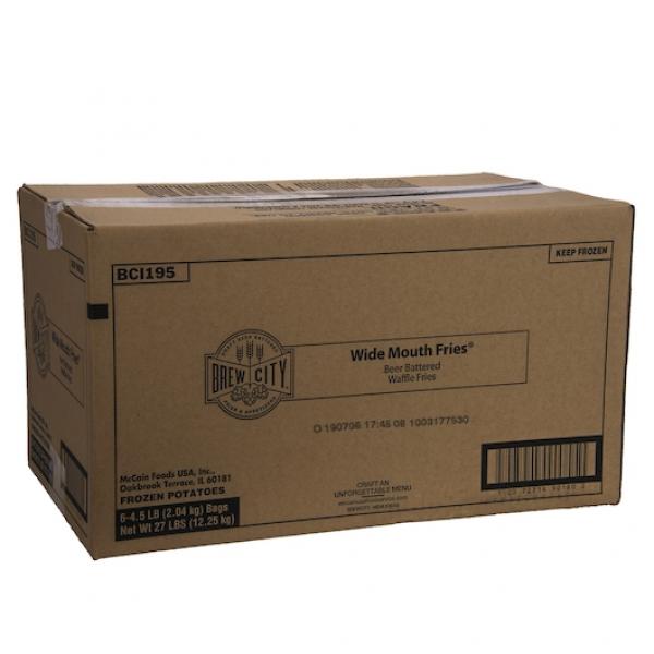 Brew City Widemouth Fry 4.5 Pound Each - 6 Per Case.