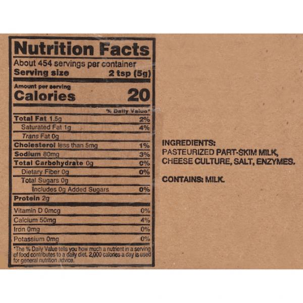 Parmesan Fresh Grated 5 Pound Each - 1 Per Case.