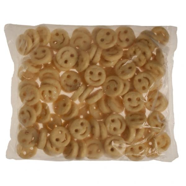 Mccain Smiles Shaped Potatoes 4 Pound Each - 6 Per Case.