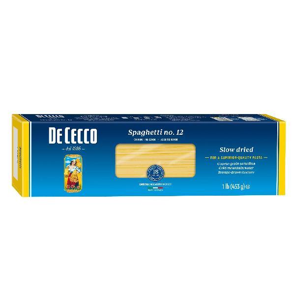 De Cecco Pasta Spaghetti 1 Pound Each - 20 Per Case.