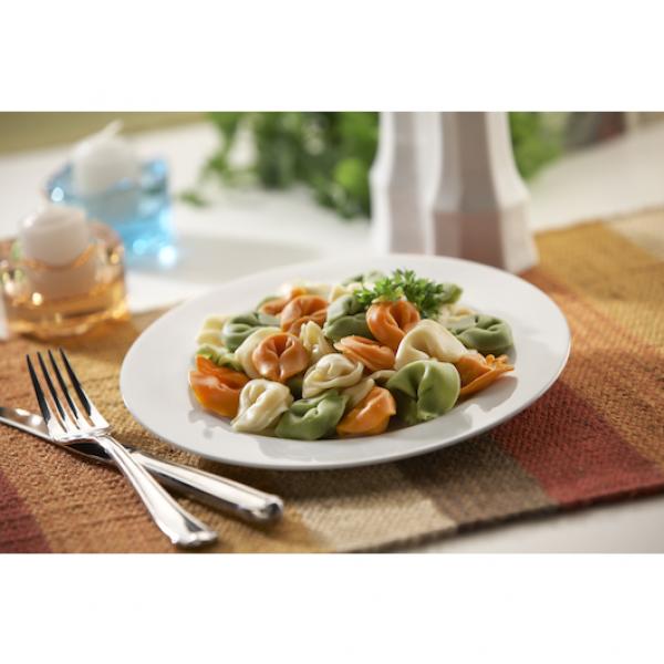 Tri Color Tortellini 5 Pound Each - 2 Per Case.