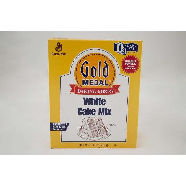 Gold Medal™ Cake Mix With hite 5 Pound Each - 6 Per Case.