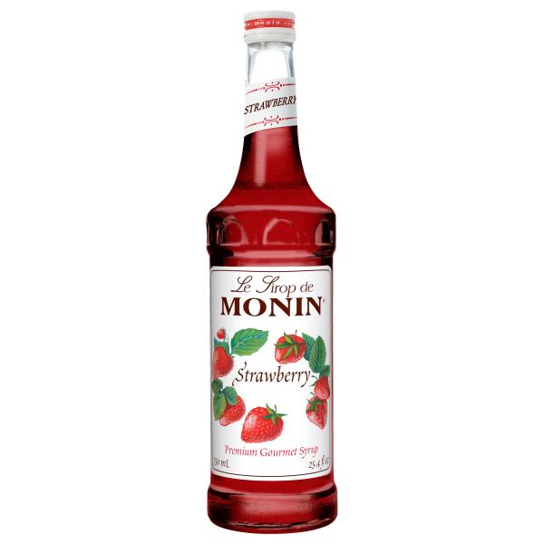 Monin Strawberry 750 ML - 12 Per Case.