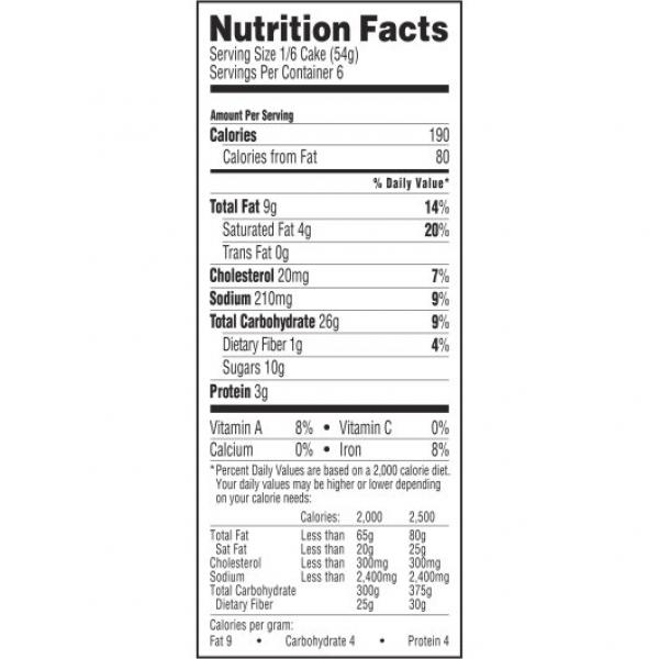 Sara Lee Butter Streusel Coffee Cake 11.5 Ounce Size - 8 Per Case.