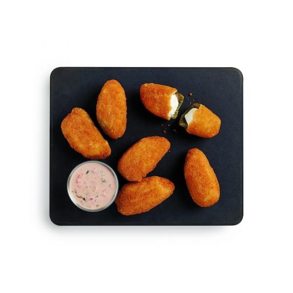 Ovenable Cream Cheese Breaded Stuffed Ja 2 Pound Each - 6 Per Case.