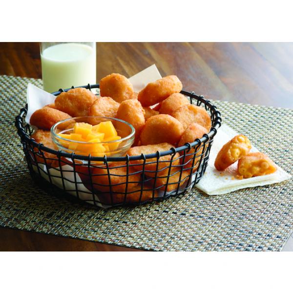 Fred's Battered Mac & Cheese Bite Bags 2 Pound Each - 6 Per Case.