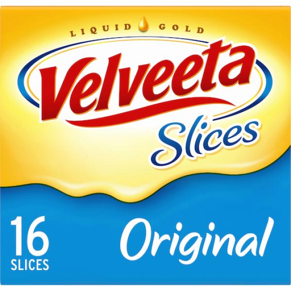 Velveeta Individually Wrapped Sliced Cheese, 12 Ounce Size - 12 Per Case.