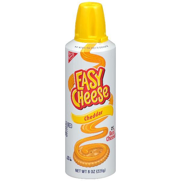 Easy Cheese Cheddar Cheese Snack - 8oz