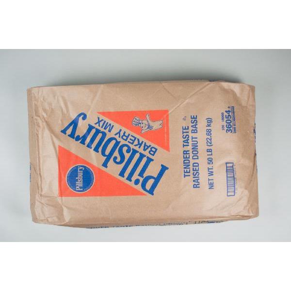 Pillsbury™ Donut Mix Tender Taste Raised 50 Pound Each - 1 Per Case.