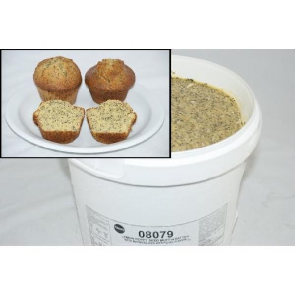 Pillsbury™ Frozen Muffin Batter Pail Lemonpoppy Seed 18 Pound Each - 1 Per Case.