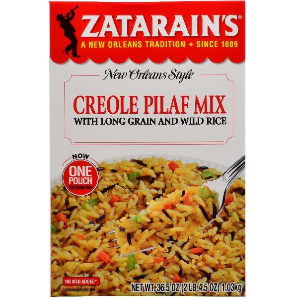 Zatarain's Creole Pilaf Mix 36.5 Ounce Size - 8 Per Case.