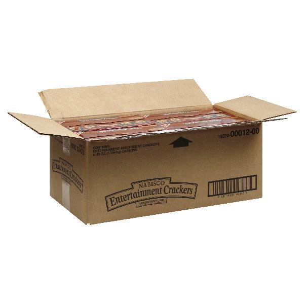 Entertainment Crackers Assorted Z 40 Ounce Size - 4 Per Case.