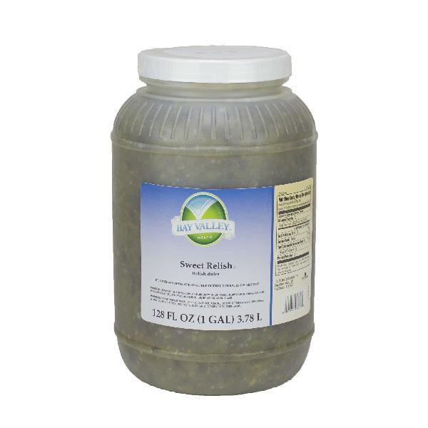 Bay Valley Gal Sweet Relish 1 Gallon - 4 Per Case.