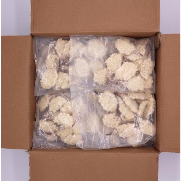 Tampa Maid Shrimp Pouch Clean Tail Butterflybreaded 6 Ounce Size - 24 Per Case.