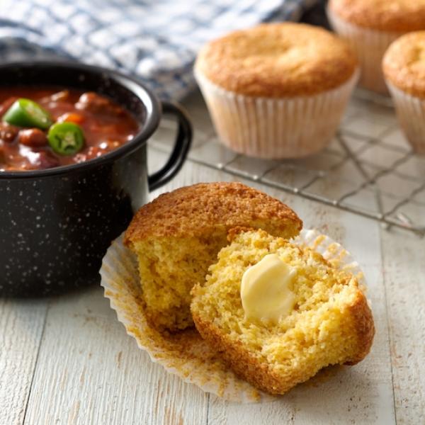 Pillsbury™ Place & Bake™ Frozen Muffindough Puck Corn Muffin 20.25 Pound Each - 1 Per Case.