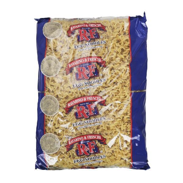 Ravarino & Freschi Wide Egg Noodles 5 Pound Each - 2 Per Case.