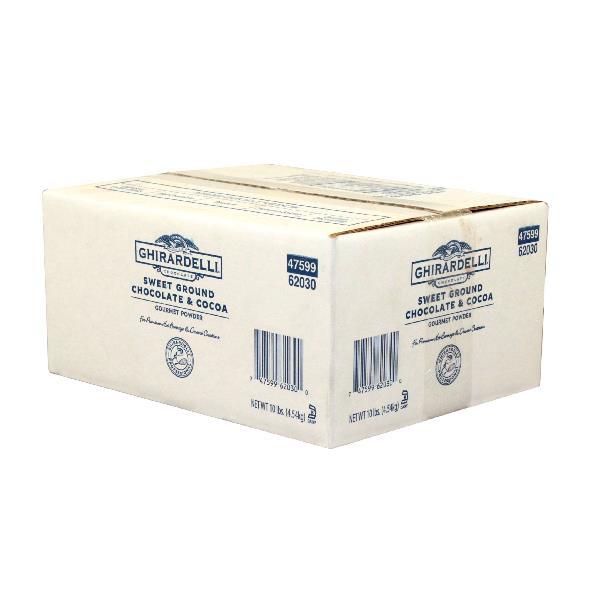 Ghirardelli Sweet Ground Chocolate Cocoa Powder 10 Pound Each - 1 Per Case.