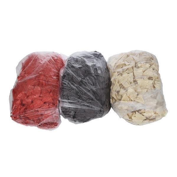 Mission Pre-Cut Unfried Tri-Color Chips Cut 10 Pound Each - 3 Per Case.