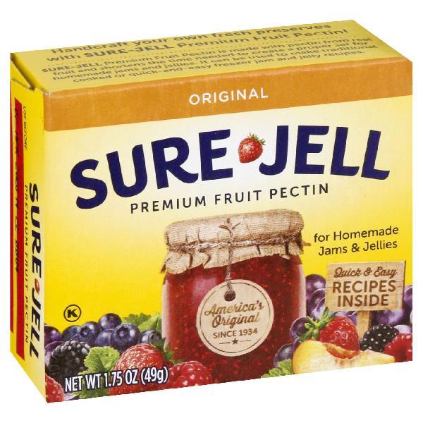 Sure Jell Gelatin Pectin, 1.75 Ounce Size - 24 Per Case.