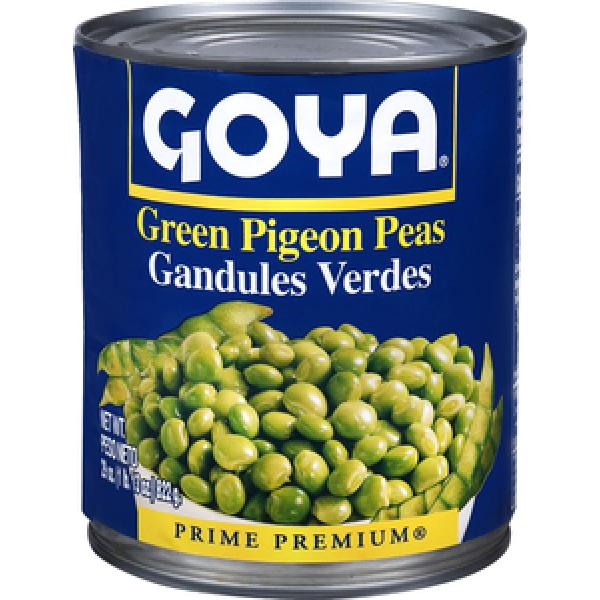Goya Green Pigeon Peas 29 Ounce Size - 12 Per Case.