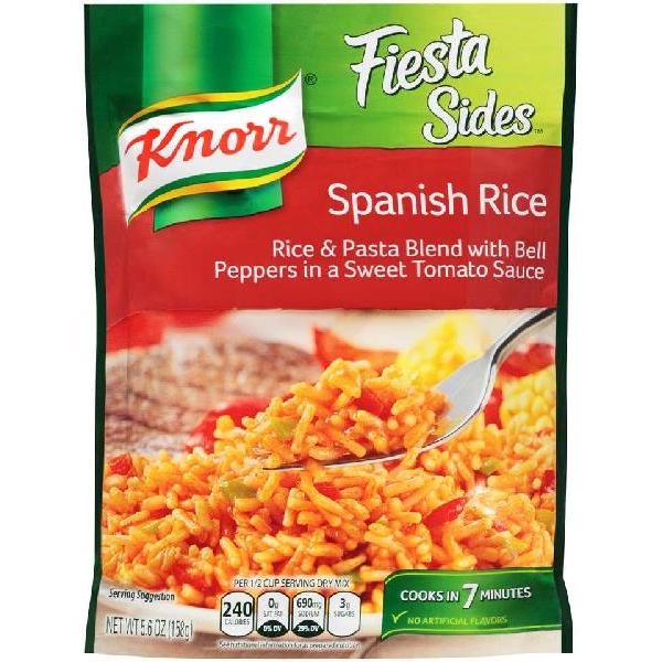 Knorr Side Meal Recipe Secret Spanish 5.6 Ounce Size - 12 Per Case.