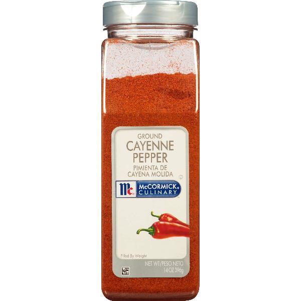 Mccormick Culinary Ground Cayenne Pepper 14 Ounce Size - 6 Per Case.