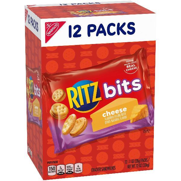 Rits Bits Cheese Multi 1 Ounce Size - 48 Per Case.