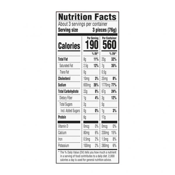 Tgif Frozen Pizza & Appetizers Cheddar Cheesestuffed Jalapenos 8 Ounce Size - 8 Per Case.