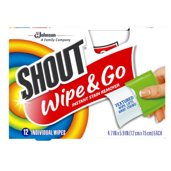 Shout Wipes 12 Each - 12 Per Case.