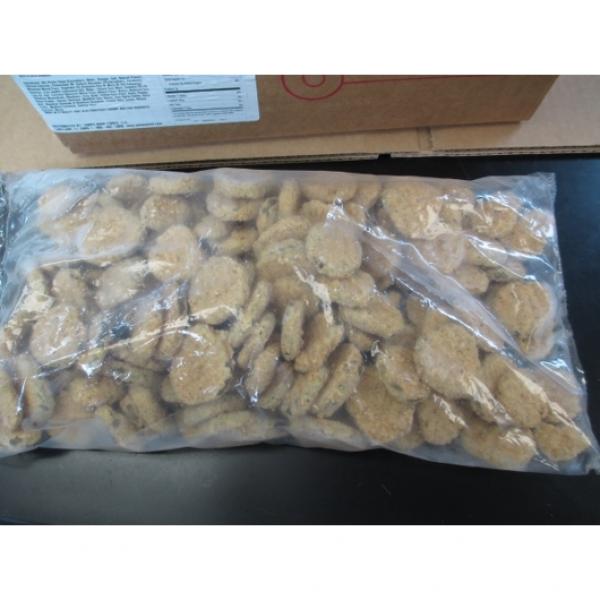 Harvest Creations Pickle Chip Flour Breaded 2.5 Pound Each - 4 Per Case.