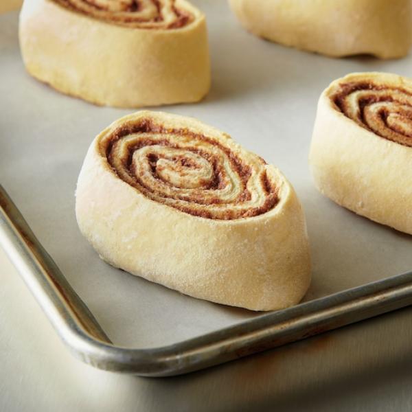Pillsbury Plus™ Frozen Cinnamon Roll Dough 24.37 Pound Each - 1 Per Case.