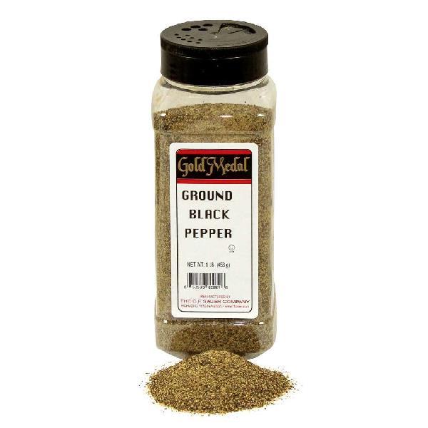 Pepper Grd Black 1 Pound Each - 6 Per Case.