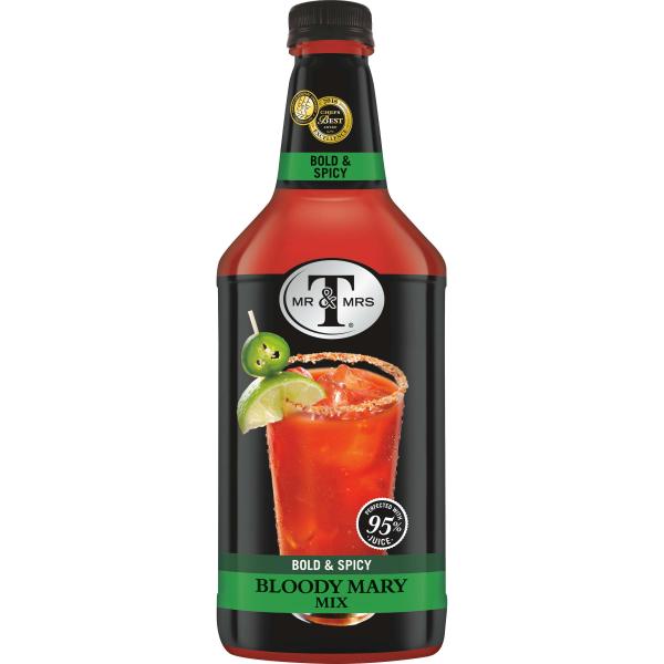 Mr & Mrs T's Bold & Spicy Bloody Mary 1.75 Liter - 6 Per Case.